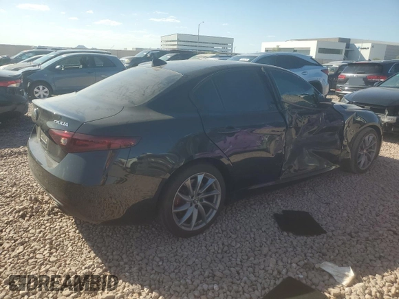 2022 Alfa Romeo Giulia with VIN ZARFAMAN1N7662764, listed as a Copart auction lot 73142704 with Not provided miles and Salvage title. Bid and sale history available at DreamBid. Image 3.