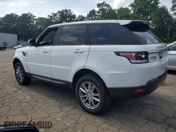 2016 Land Rover Range Rover Sport SE with VIN SALWG2PF0GA117795, listed as a Copart auction lot 59638445 with 90,445 mi miles and Salvage title. Bid and sale history available at DreamBid. Image 2.