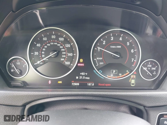 2015 BMW 4 Series 428i with VIN WBA3N7C54FK225045, listed as a IAAI auction lot 42042980 with 72,909 mi miles. Bid and sale history available at carsss.com. Image 7.