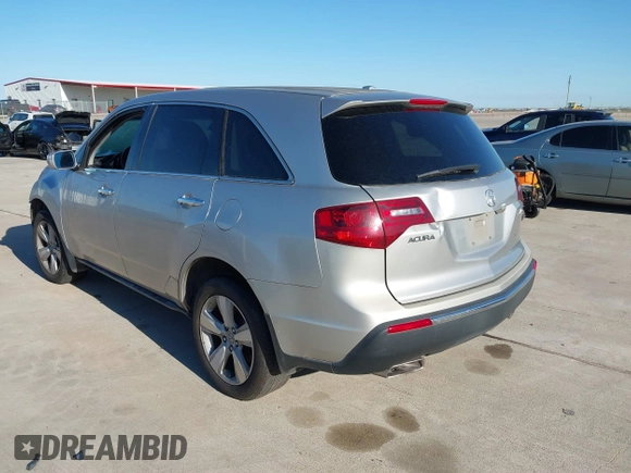 2010 Acura MDX Technology Pkg with VIN 2HNYD2H65AH525722, listed as a IAAI auction lot 41729833 with 166,778 mi miles. Bid and sale history available at carsss.com. Image 3.