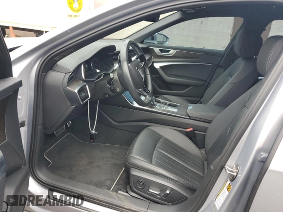 2019 Audi A6 Premium with VIN WAUD8AF24KN129211, listed as a Copart auction lot 59835875 with 56,105 mi miles and Salvage title. Bid and sale history available at DreamBid. Image 7.