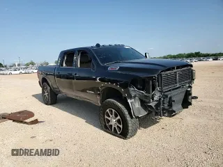 2024 Ram 2500 Longhorn with VIN 3C6UR5PLXRG187056, listed as a Copart auction lot 55500255 with 29,198 mi miles and Salvage title. Bid and sale history available at DreamBid. Image 14.