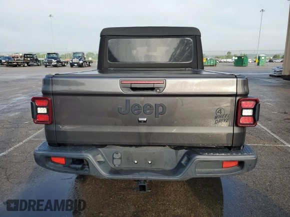 2021 Jeep Gladiator Willys с VIN 1C6HJTAGXML527617, выставлен на аукционе Copart как лот 59110005 с пробегом 39 279 миль миль и Списание • Salvage title. История ставок и продаж доступна на DreamBid. Изображение 6.