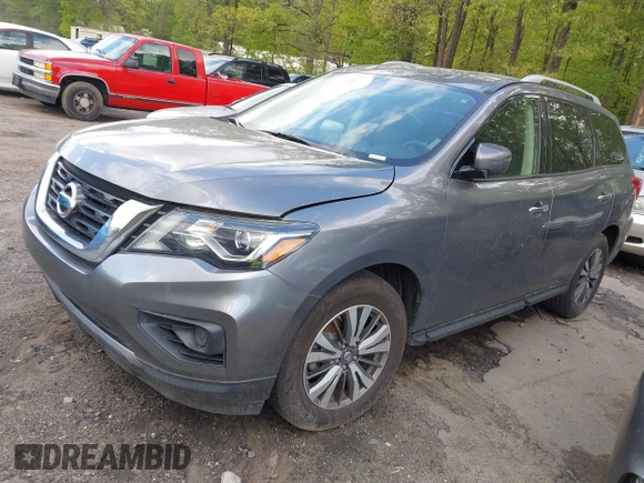 2018 Nissan Pathfinder SL with VIN 5N1DR2MN2JC641929, listed as a IAAI auction lot 42007326 with 176,024 mi miles. Bid and sale history available at carsss.com. Image 21.