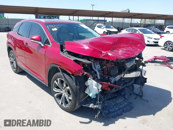 2017 Lexus RX with VIN 2T2BGMCA2HC017573, listed as a IAAI auction lot 41855347 with 57,010 mi miles. Bid and sale history available at carsss.com. Image 1.