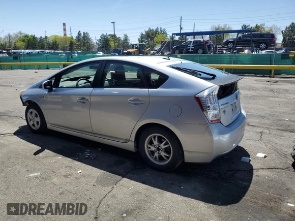2011 Toyota Prius I with VIN JTDKN3DU7B0267776, listed as a Copart auction lot 55751515 with 185,131 mi miles and Salvage Title. Bid and sale history available at DreamBid. Image 2.