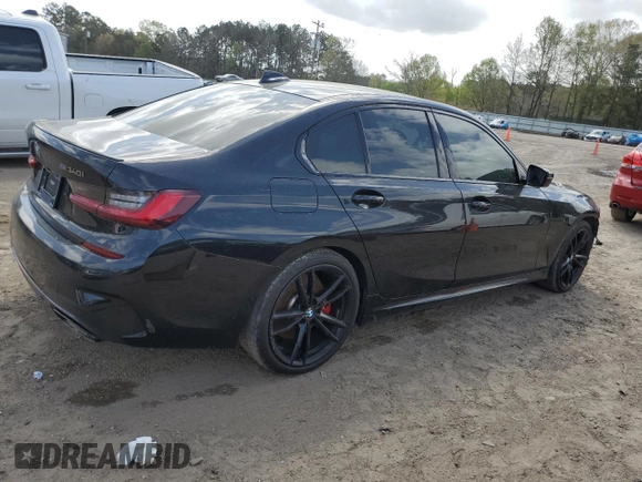 2022 BMW 3 Series M340i with VIN 3MW5U7J09N8C70162, listed as a Copart auction lot 49161745 with 40,503 mi miles and Salvage Title. Bid and sale history available at carsss.com. Image 3.