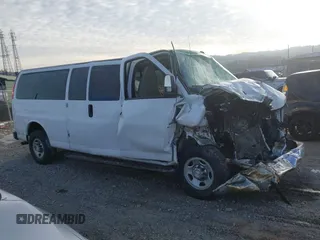 2018 Chevrolet Express Passenger LT with VIN 1GAZGPFG6J1269222, listed as a IAAI auction lot 41433114 with 99,985 mi miles and . Bid and sale history available at DreamBid. Image 13.