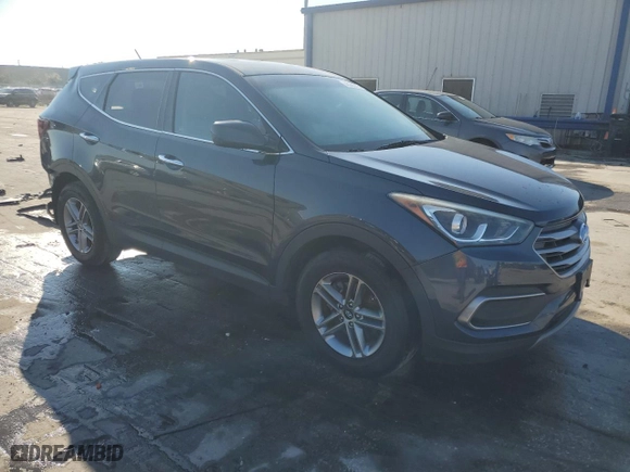 2018 Hyundai Santa Fe Sport 2.4L with VIN 5NMZT3LB7JH076152, listed as a Copart auction lot 45085655 with 107,028 mi miles and Salvage Title. Bid and sale history available at carsss.com. Image 4.