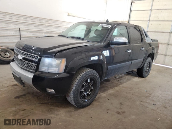 2008 Chevrolet Avalanche LTZ with VIN 3GNFK12368G245319, listed as a Copart auction lot 55281605 with 129,730 mi miles and Clean Title. Bid and sale history available at carsss.com. Image 1.