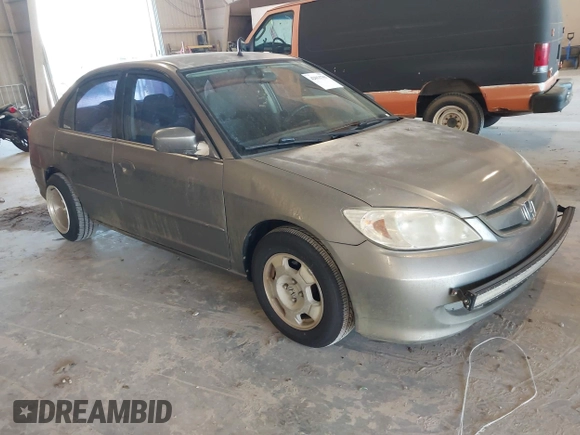 2005 Honda Civic with VIN JHMES96685S026162, listed as a IAAI auction lot 42011703 with 261,064 mi miles and . Bid and sale history available at DreamBid. Image 1.