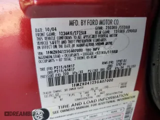 2005 Ford Freestyle SE with VIN 1FMZK04125GA07000, listed as a Copart auction lot 77009554 with 145,858 mi miles and Salvage Title. Bid and sale history available at carsss.com. Image 15.
