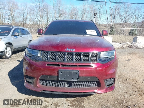 2017 Jeep Grand Cherokee SRT with VIN 1C4RJFDJ1HC754559, listed as a IAAI auction lot 41461029 with 100,096 mi miles. Bid and sale history available at carsss.com. Image 12.