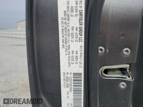 2013 Dodge Dart Limited with VIN 1C3CDFCHXDD703341, listed as a Copart auction lot 48867295 with 113,852 mi miles and Salvage Title. Bid and sale history available at carsss.com. Image 12.