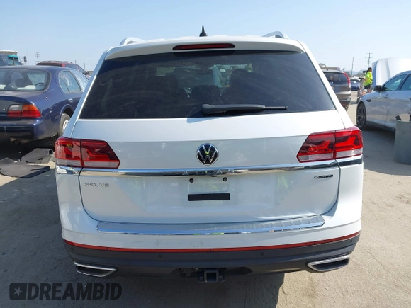 2023 Volkswagen Atlas SEL with VIN 1V2BR2CA7PC527099, listed as a IAAI auction lot 42099076 with 13,710 mi miles and . Bid and sale history available at DreamBid. Image 16.