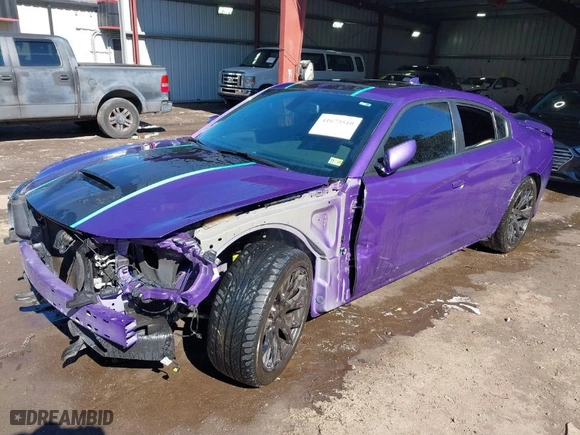 2018 Dodge Charger R/T Scat Pack with VIN 2C3CDXGJ0JH290329, listed as a IAAI auction lot 41673510 with NaN miles. Bid and sale history available at carsss.com. Image 2.
