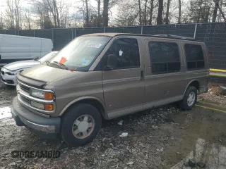 1996 Chevrolet Chevy Van z VIN 1GBFG15M1T1001653, wystawiony jako Copart lot #84589274 z przebiegiem Nie podano mil oraz Nie do naprawy • Non repairable. Historia ofert i sprzedaży dostępna na DreamBid. Obrazek 1.