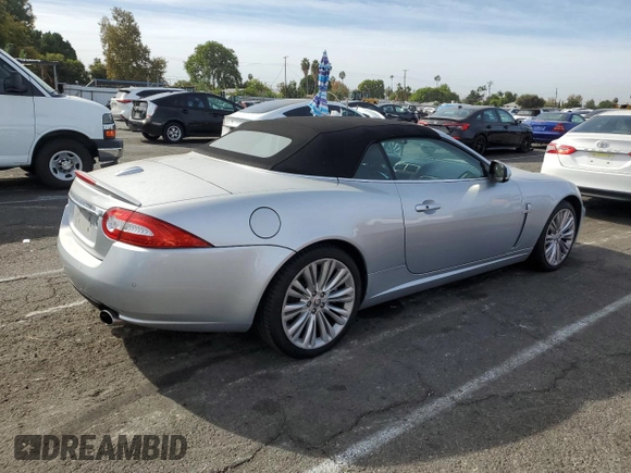 2010 Jaguar XK with VIN SAJWA4GB1ALB36227, listed as a Copart auction lot 79747174 with 232,406 mi miles and Clean Title. Bid and sale history available at carsss.com. Image 3.
