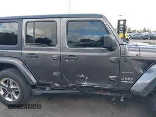 2021 Jeep Wrangler Unlimited Sahara with VIN 1C4HJXEN4MW503014, listed as a IAAI auction lot 41900234 with 16,444 mi miles and . Bid and sale history available at DreamBid. Image 13.
