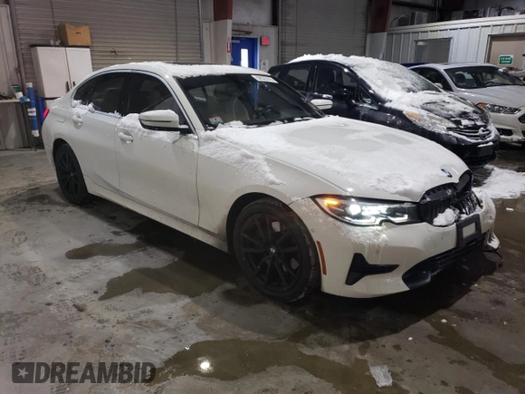 2019 BMW 3 Series 330i xDrive with VIN WBA5R7C59KAJ81850, listed as a Copart auction lot 88526315 with 64,770 mi miles and Salvage title. Bid and sale history available at DreamBid. Image 4.