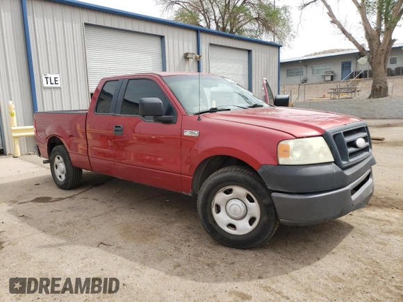 2008 Ford F-150 STX with VIN 1FTRX12W68FB98439, listed as a Copart auction lot 53005505 with 190,752 mi miles and Salvage title. Bid and sale history available at DreamBid. Image 4.