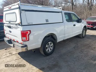 2017 Ford F-150 XL with VIN 1FTEX1E82HFA67391, listed as a IAAI auction lot 41783532 with 195,258 mi miles. Bid and sale history available at carsss.com. Image 4.