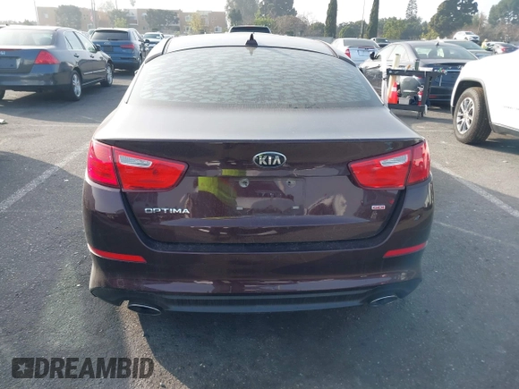 2015 Kia Optima LX with VIN 5XXGM4A74FG430790, listed as a IAAI auction lot 41224183 with 118,793 mi miles. Bid and sale history available at carsss.com. Image 16.
