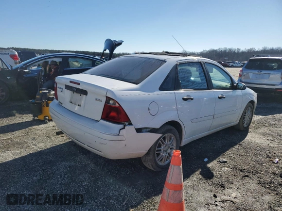 2005 Ford Focus S with VIN 1FAFP34N15W247101, listed as a Copart auction lot 85080834 with 232,068 mi miles and Salvage Title. Bid and sale history available at carsss.com. Image 3.