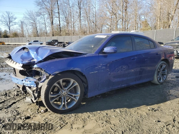 2020 Dodge Charger R/T with VIN 2C3CDXCT4LH245436, listed as a Copart auction lot 43001715 with 71,425 mi miles and Salvage Title. Bid and sale history available at carsss.com. Image 1.