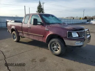 1997 Ford F-150 XL with VIN 1FTDX18W9VNB37394, listed as a Copart auction lot 48332195 with 250,506 mi miles and Salvage Title. Bid and sale history available at carsss.com. Image 4.