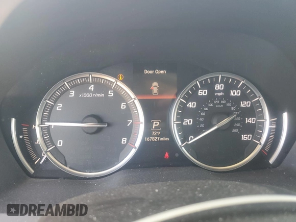 2015 Acura MDX Advance/Entertainment Pkg with VIN 5FRYD4H87FB023244, listed as a Copart auction lot 50199235 with 167,827 mi miles and Salvage Title. Bid and sale history available at carsss.com. Image 9.