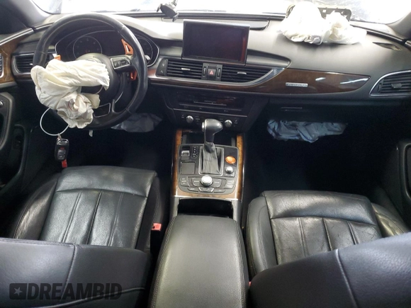 2013 Audi A6 Prestige with VIN WAUHGAFC5DN089463, listed as a Copart auction lot 57886495 with Not provided miles and Salvage title. Bid and sale history available at DreamBid. Image 8.