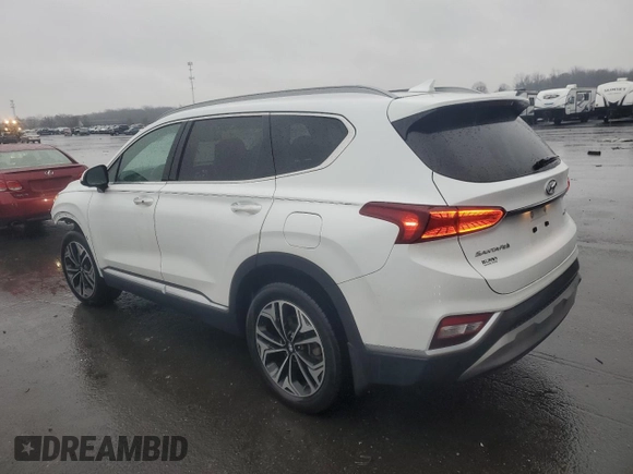 2020 Hyundai Santa Fe SEL with VIN 5NMS3CAA8LH150399, listed as a Copart auction lot 43323105 with 57,781 mi miles and Salvage Title. Bid and sale history available at carsss.com. Image 2.