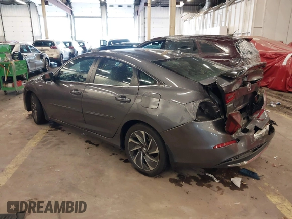 2022 Honda Insight Touring with VIN 19XZE4F96NE008687, listed as a IAAI auction lot 41653624 with 32,663 mi miles and . Bid and sale history available at DreamBid. Image 3.
