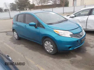 2015 Nissan Note SV with VIN 3N1CE2CP7FL376261, listed as a IAAI auction lot 41636766 with 89,645 mi miles and . Bid and sale history available at DreamBid. Image 1.