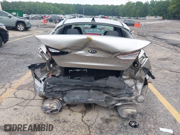 2015 Kia Optima SX with VIN 5XXGR4A73FG372494, listed as a IAAI auction lot 42345043 with 196,911 mi miles and . Bid and sale history available at DreamBid. Image 6.
