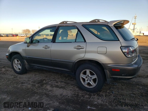 2002 Lexus RX 300 with VIN JTJGF10U120148857, listed as a Copart auction lot 81227254 with 160,267 mi miles and Salvage Title. Bid and sale history available at DreamBid. Image 2.