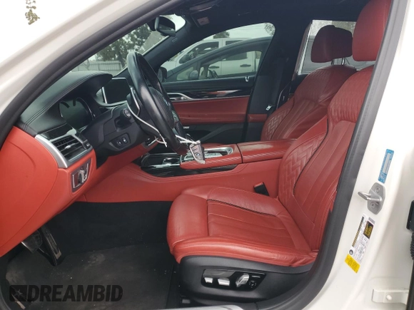 2018 BMW 7 Series 750i with VIN WBA7F0C53JGM24069, listed as a Copart auction lot 53515035 with 79,803 mi miles and Salvage Title. Bid and sale history available at carsss.com. Image 7.