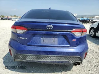 2022 Toyota Corolla SE with VIN 5YFS4MCE8NP106186, listed as a Copart auction lot 50429145 with 54,889 mi miles and Salvage Title. Bid and sale history available at carsss.com. Image 6.