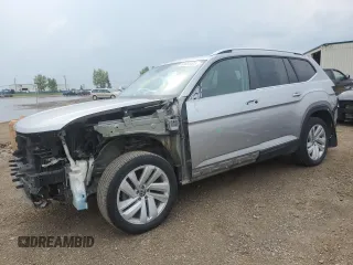 2021 Volkswagen Atlas SEL with VIN 1V2BR2CA6MC550823, listed as a Copart auction lot 65885005 with 158,380 mi miles and Salvage title. Bid and sale history available at DreamBid. Image 1.