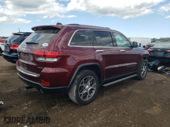 2020 Jeep Grand Cherokee Limited X z VIN 1C4RJFBG4LC152061, wystawiony jako Copart lot #58261805 z przebiegiem 11 769 mil mil oraz Szkoda całkowita • Salvage title. Historia ofert i sprzedaży dostępna na DreamBid. Obrazek 3.