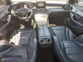 2018 Mercedes-Benz C with VIN 55SWF4JBXJU279054, listed as a Copart auction lot 66615364 with 66,109 mi miles and Salvage Title. Bid and sale history available at carsss.com. Image 8.