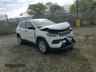 2024 Jeep Compass Sport с VIN 3C4NJDAN3RT125983, выставлен на аукционе Copart как лот 54887065 с пробегом 13 030 миль миль и Списание • Salvage title. История ставок и продаж доступна на DreamBid. Изображение 14.