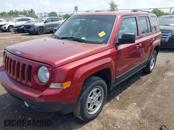2016 Jeep Patriot Sport with VIN 1C4NJRBB3GD546283, listed as a IAAI auction lot 42599307 with 132,729 mi miles and . Bid and sale history available at DreamBid. Image 17.