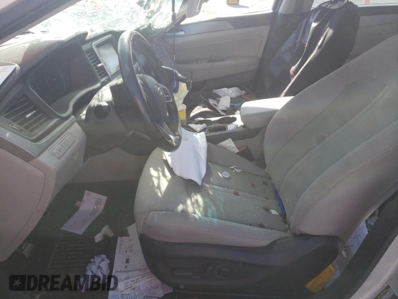 2019 Hyundai Sonata SEL with VIN 5NPE34AFXKH820017, listed as a Copart auction lot 51326955 with 141,345 mi miles and Salvage Title. Bid and sale history available at DreamBid. Image 7.