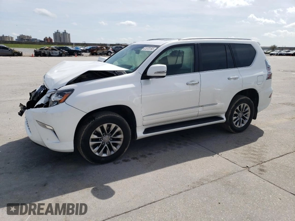 2017 Lexus GX with VIN JTJJM7FX8H5153422, listed as a Copart auction lot 41570193 with 39,107 mi miles. Bid and sale history available at carsss.com. Image 1.