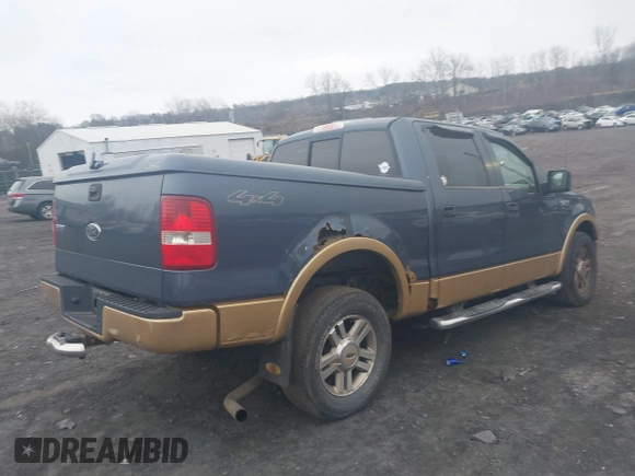 2005 Ford F-150 XLT with VIN 1FTPW14565KE80310, listed as a IAAI auction lot 41874484 with 173,315 mi miles. Bid and sale history available at carsss.com. Image 4.