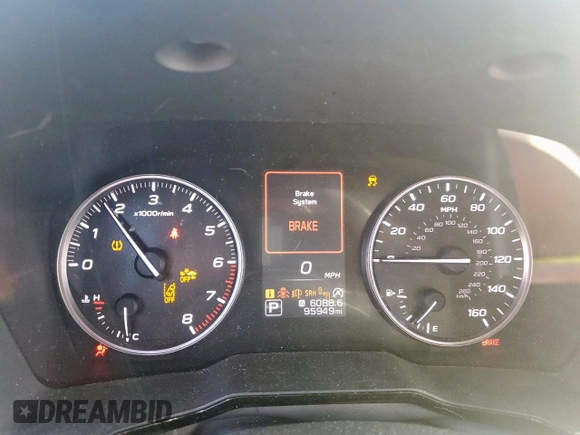 2022 Subaru Legacy Premium with VIN 4S3BWAD65N3003963, listed as a Copart auction lot 60762245 with 95,949 mi miles and Salvage title. Bid and sale history available at DreamBid. Image 9.