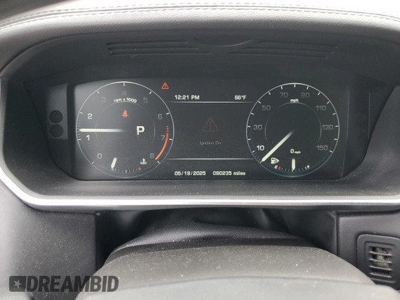 2014 Land Rover Range Rover HSE with VIN SALGS2WF4EA180240, listed as a Copart auction lot 56412085 with 90,235 mi miles and Salvage title. Bid and sale history available at DreamBid. Image 9.