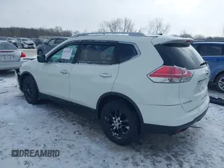 2016 Nissan Rogue SV with VIN 5N1AT2MT9GC780340, listed as a IAAI auction lot 41317932 with 127,873 mi miles and . Bid and sale history available at DreamBid. Image 3.